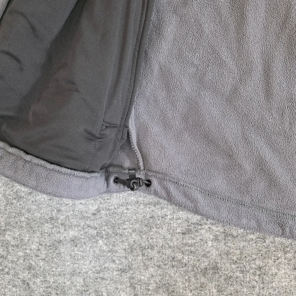 Duluth Trading Co Vest Mens Size XL‎ Gray Full Zip Pockets Outdoors Fleece